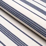 Schumacher 84270 Serra Mesa Indoor/Outdoor Stripe Navy fabric swatch