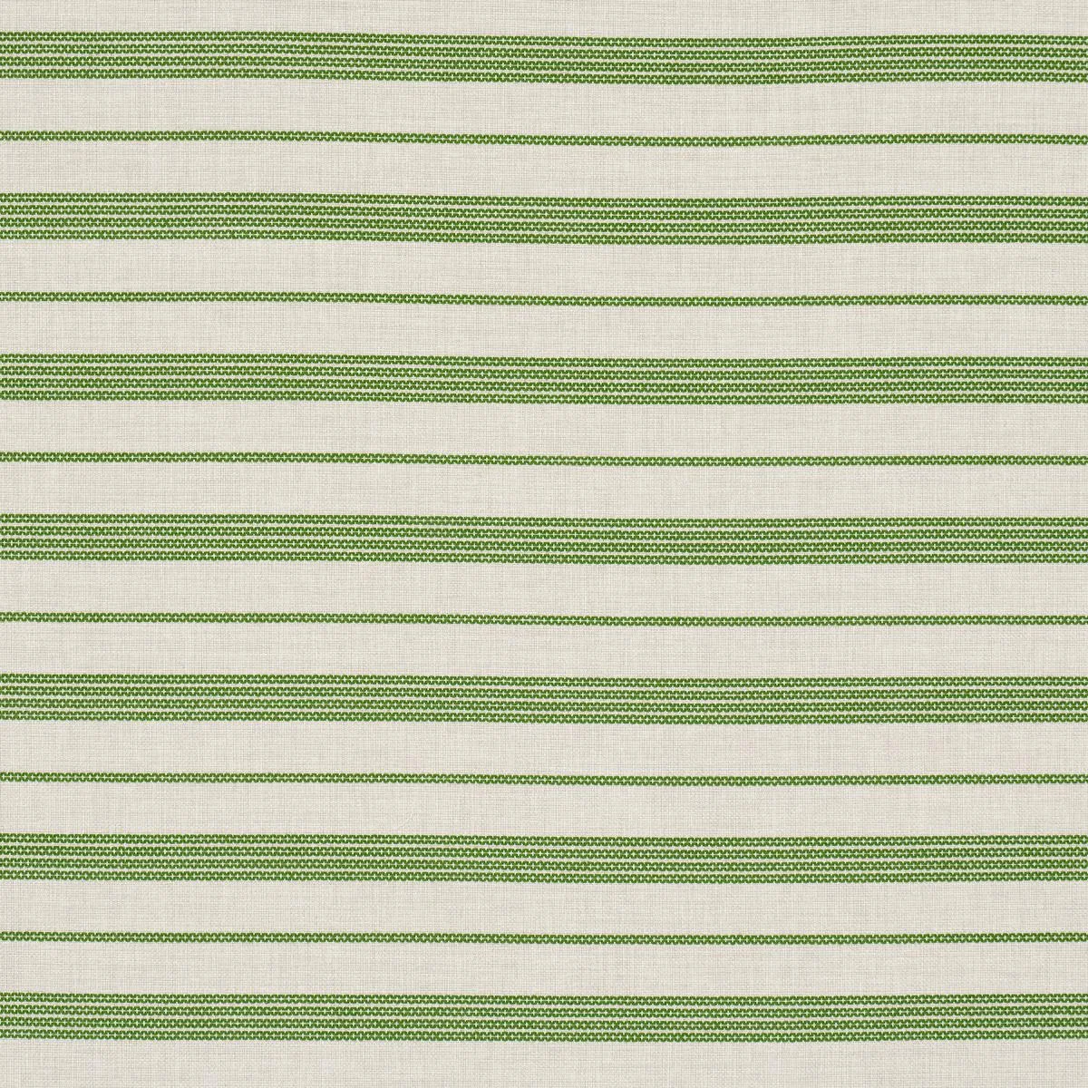 Schumacher 84272 Serra Mesa Indoor/Outdoor Stripe Verde fabric swatch