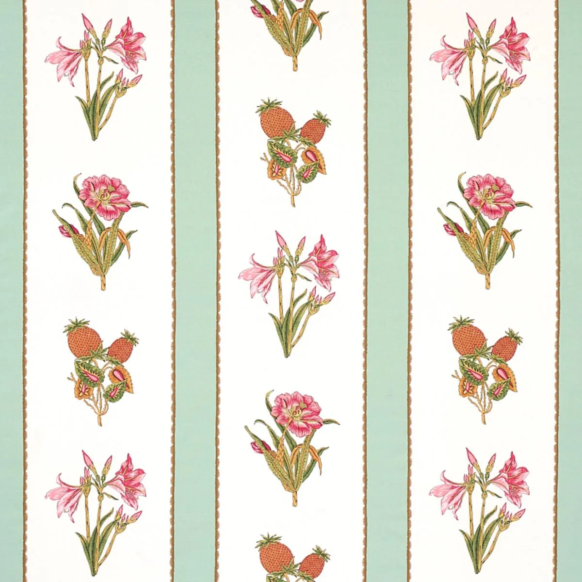 179640 Servilia Stripe Aqua Fabric