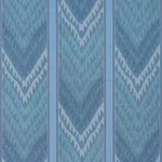 Schumacher 182771 Shabba Warp Print Blues fabric swatch