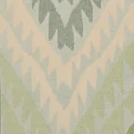 Schumacher 182770 Shabba Warp Print Leaf fabric swatch