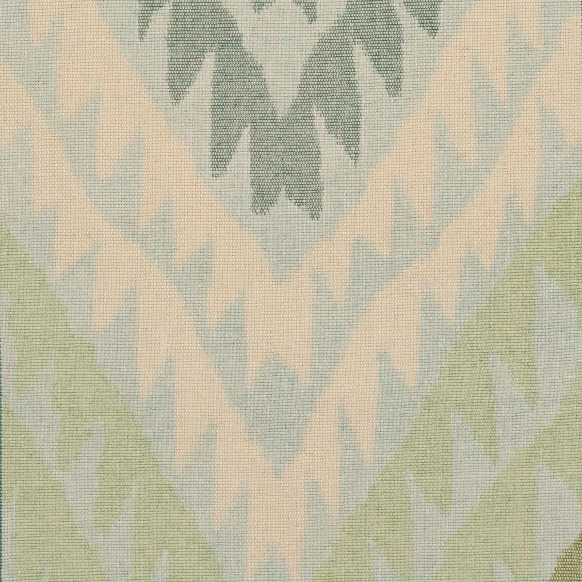 Schumacher 182770 Shabba Warp Print Leaf fabric swatch