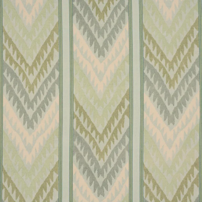 Schumacher 182770 Shabba Warp Print Leaf fabric swatch