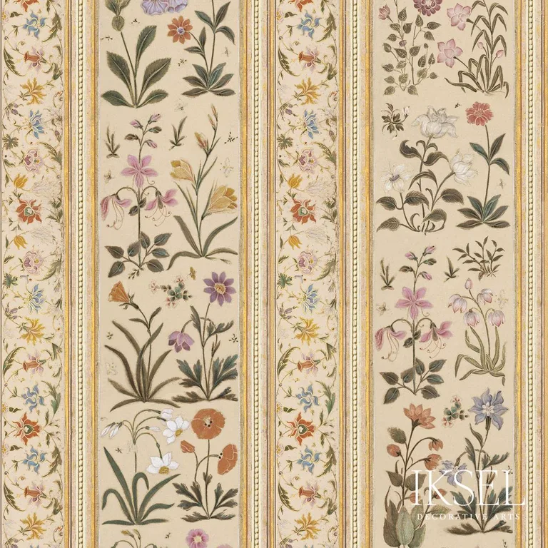 Schumacher RF924ACS01 Shalimar Stripe Cotton Original fabric swatch