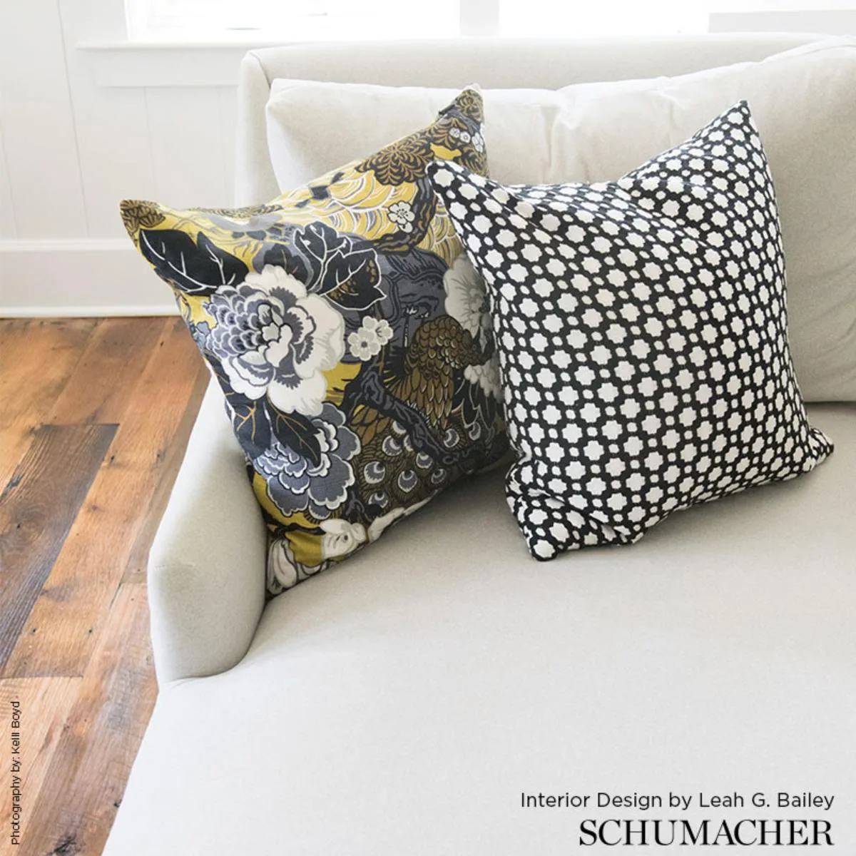 Schumacher 175132 Shanghai Peacock Cinnabar fabric swatch