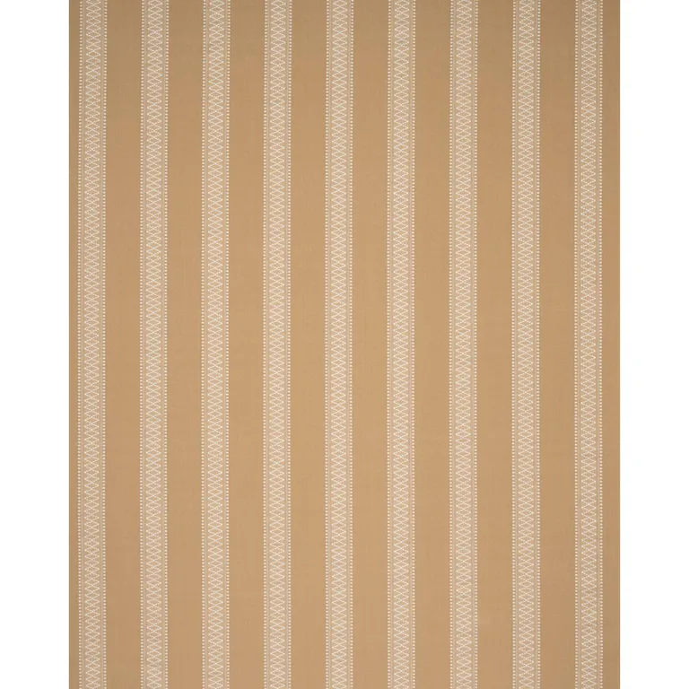 Schumacher 87202 Shannon Stripe Ochre fabric swatch