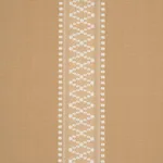 Schumacher 87202 Shannon Stripe Ochre fabric swatch