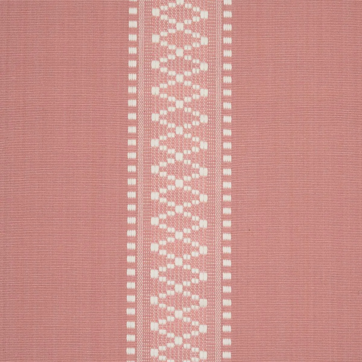Schumacher 87201 Shannon Stripe Pink fabric swatch