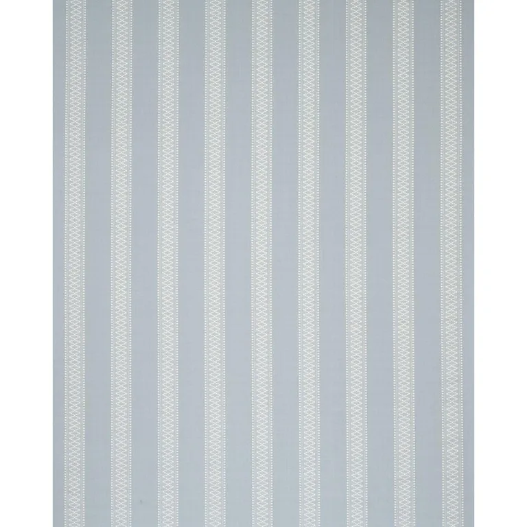 Schumacher 87200 Shannon Stripe Sky fabric swatch