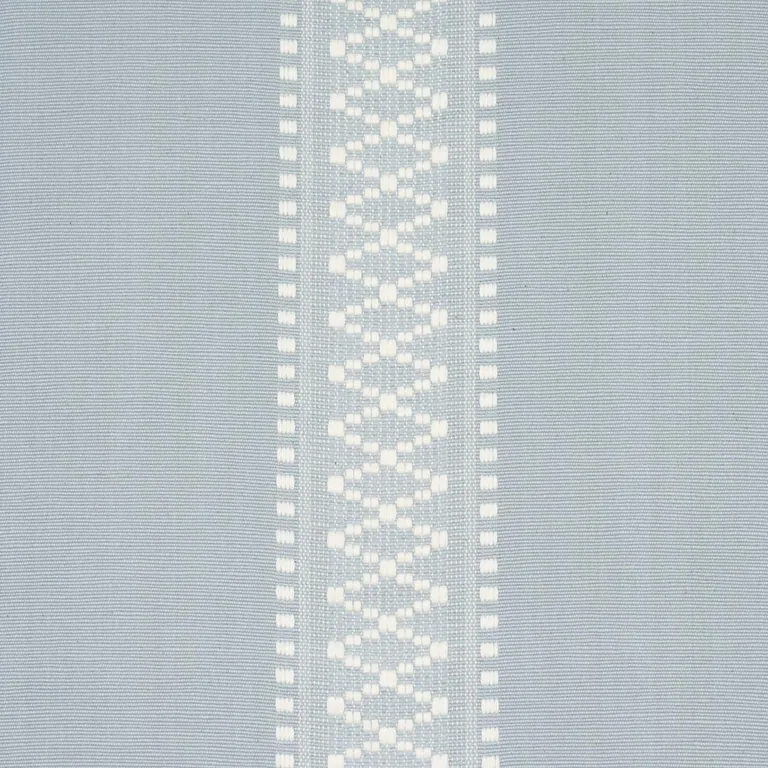 Schumacher 87200 Shannon Stripe Sky fabric swatch