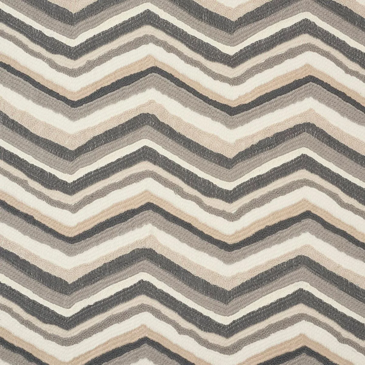Schumacher 72470 Shasta Embroidery Neutral fabric swatch