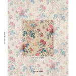 Schumacher 183141 She Walks In Beauty Chintz Document fabric swatch