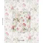 Schumacher 183142 She Walks In Beauty Chintz Rose fabric swatch