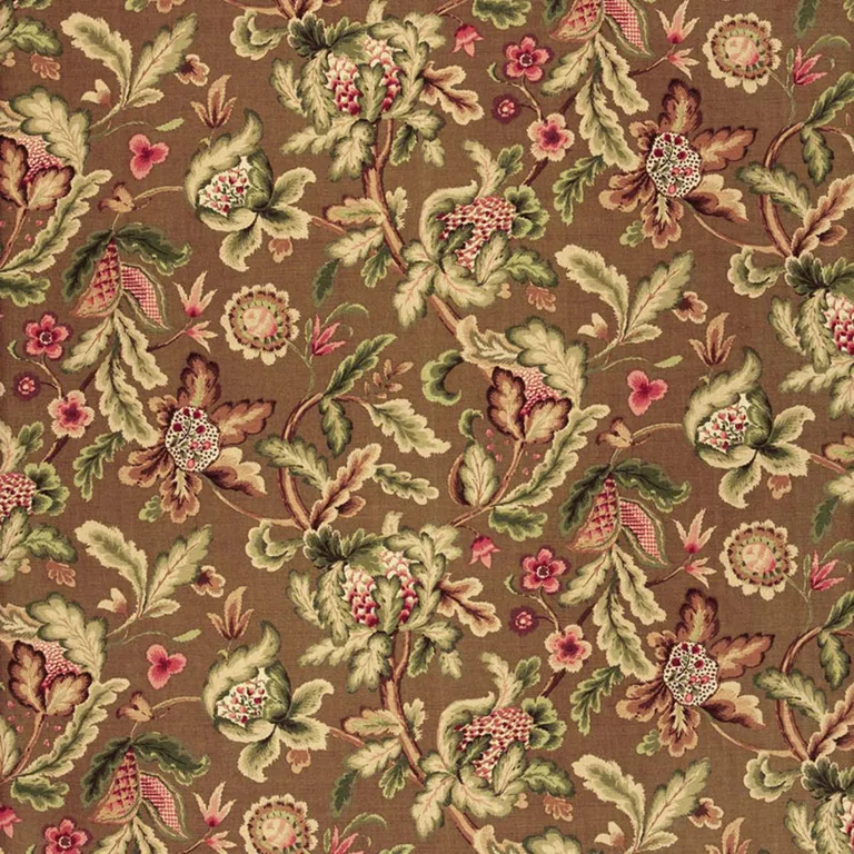 Schumacher 1305002 Shelton Tree Fawn fabric swatch