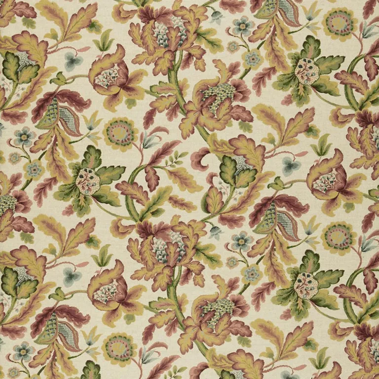 Schumacher 1305000 Shelton Tree Spice fabric swatch