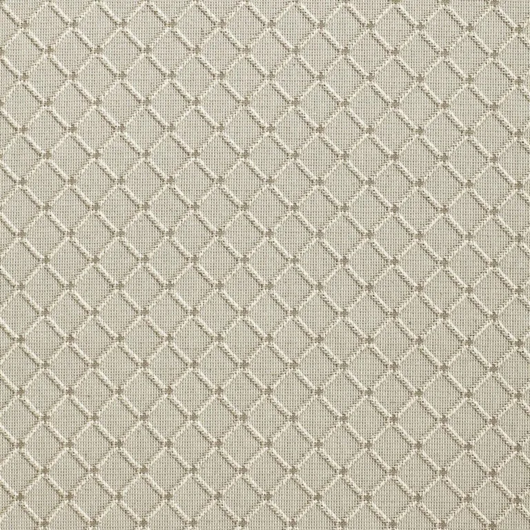 Schumacher 64652 Sheridan Weave Frost fabric swatch