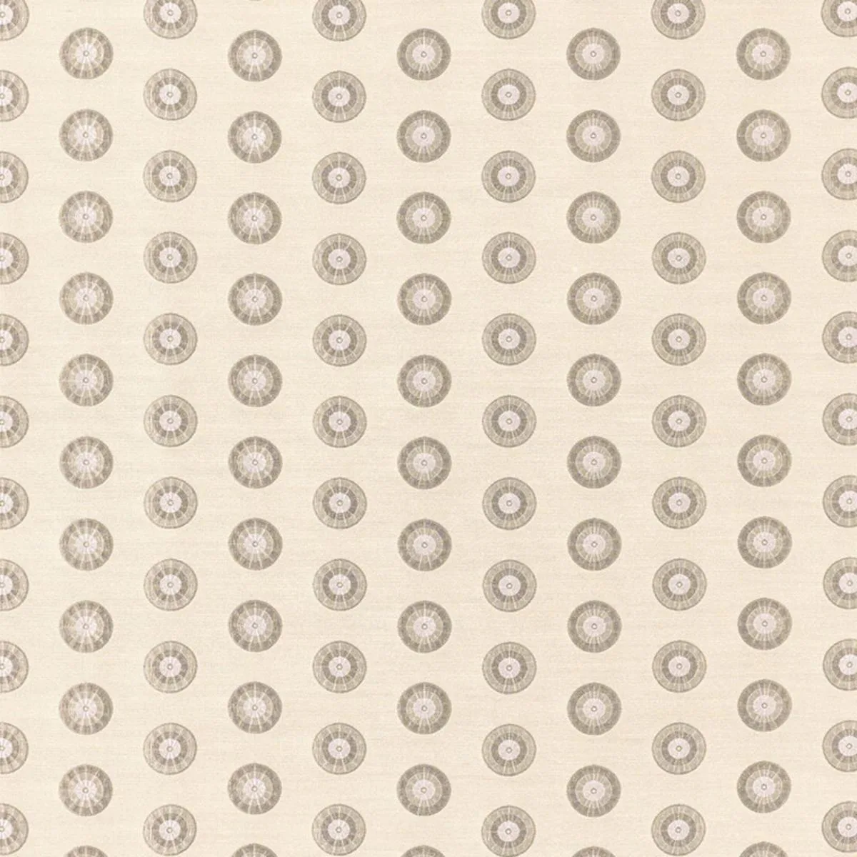 Schumacher 62242 Shibori Circle Ermine fabric swatch