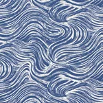 Schumacher 177490 Shio Blue fabric swatch