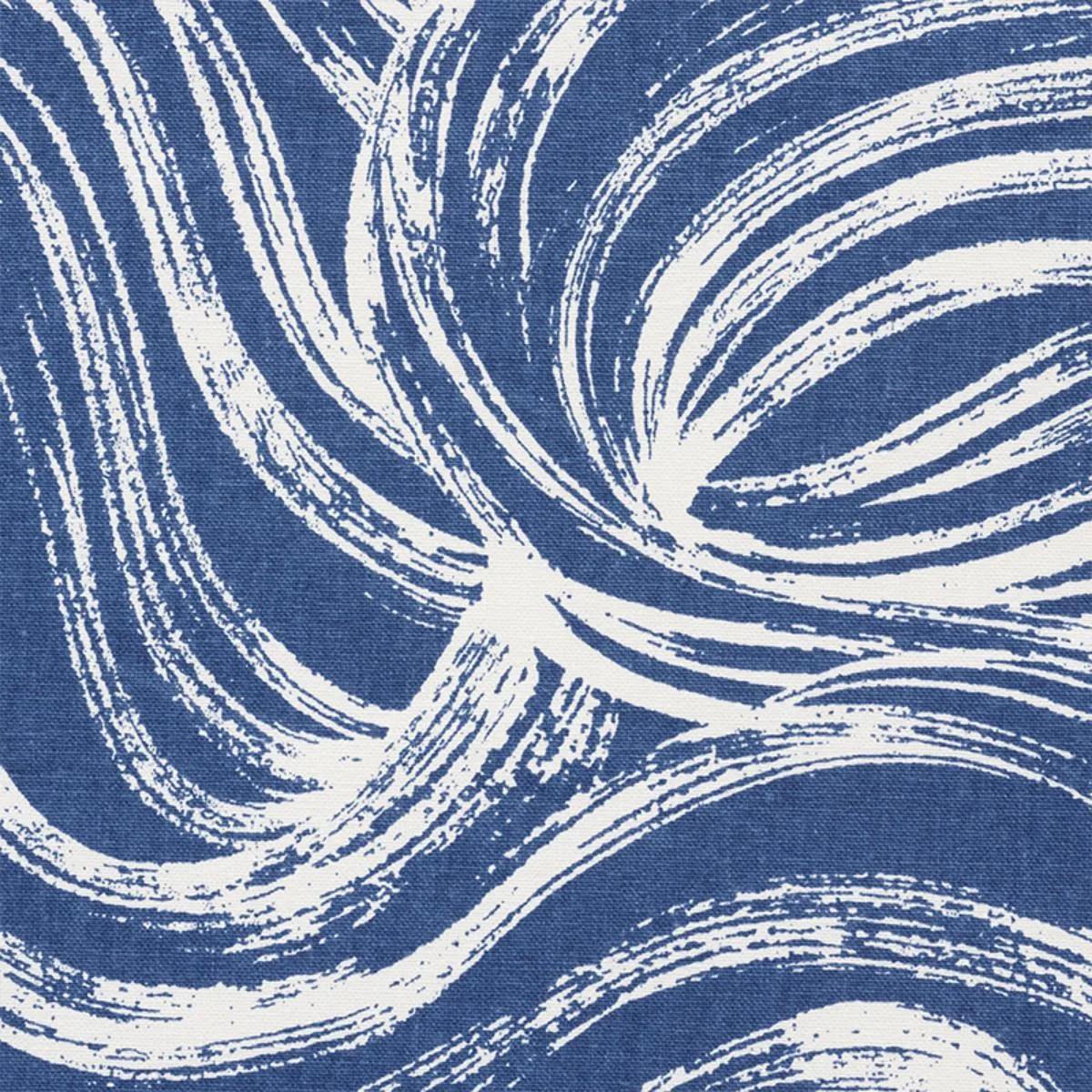 Schumacher 177490 Shio Blue fabric swatch