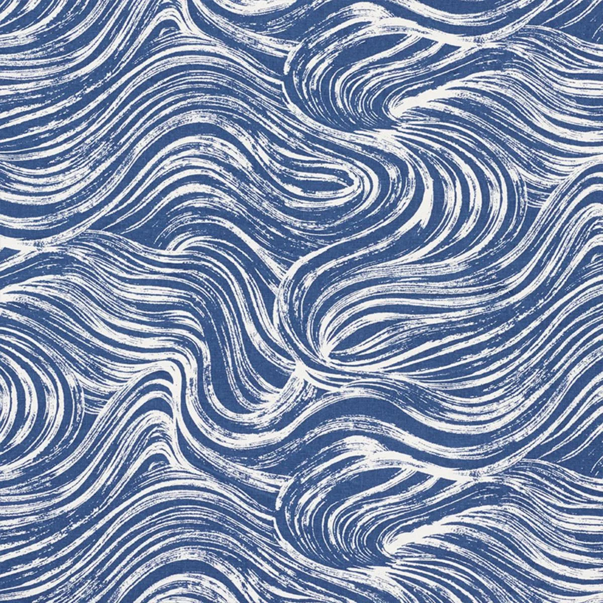 Schumacher 177490 Shio Blue fabric swatch