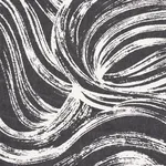 Schumacher 177493 Shio Carbon fabric swatch