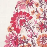 Schumacher 173785 Shirala Paisley Magenta fabric swatch