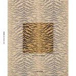 Schumacher 84650 Shivalik Hills Tiger Gold fabric swatch