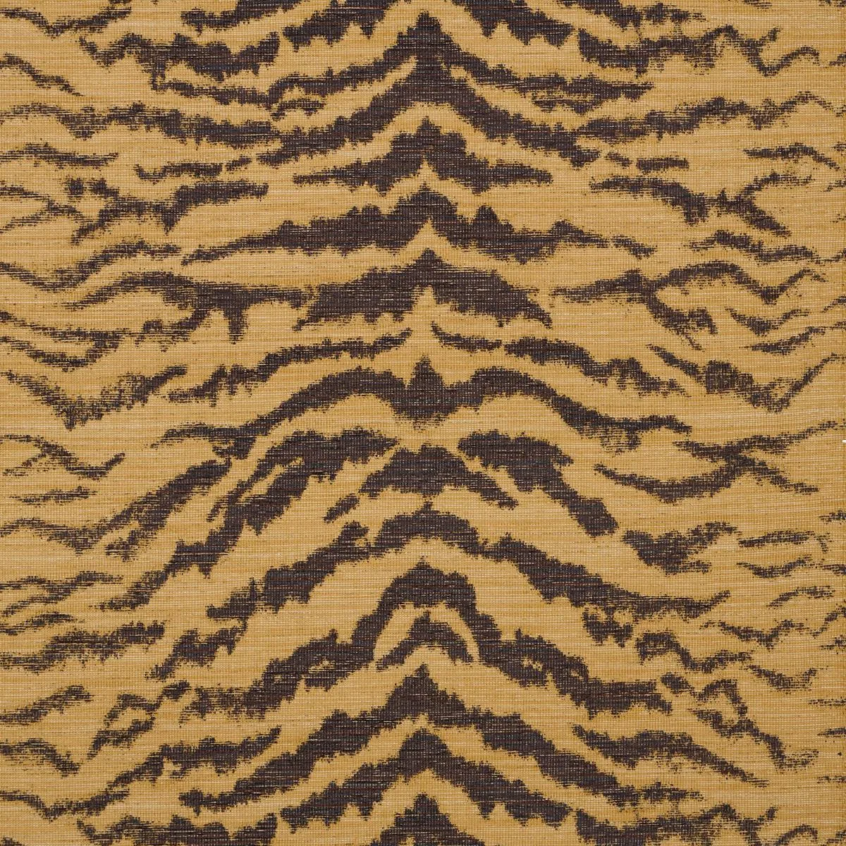 Schumacher 84650 Shivalik Hills Tiger Gold fabric swatch