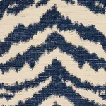 Schumacher 84651 Shivalik Hills Tiger Indigo fabric swatch