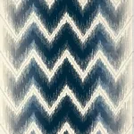 Schumacher 54862 Shock Wave Midnight fabric swatch