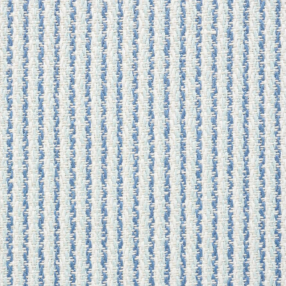 Schumacher 73852 Shoreline Stripe Sky fabric swatch