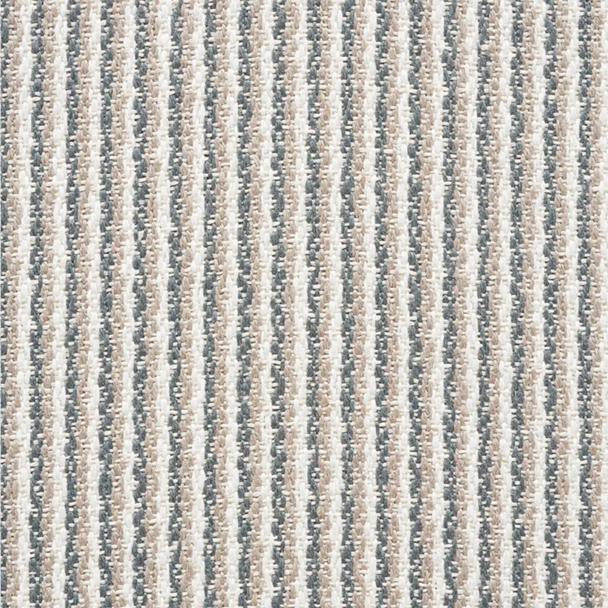 Schumacher 73850 Shoreline Stripe Stone fabric swatch