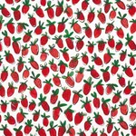 Schumacher 182190 Shortcake Indoor/Outdoor Red fabric swatch