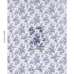Schumacher 182082 Sibyl Chintz Blue fabric swatch