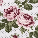 Schumacher 182080 Sibyl Chintz Rose fabric swatch