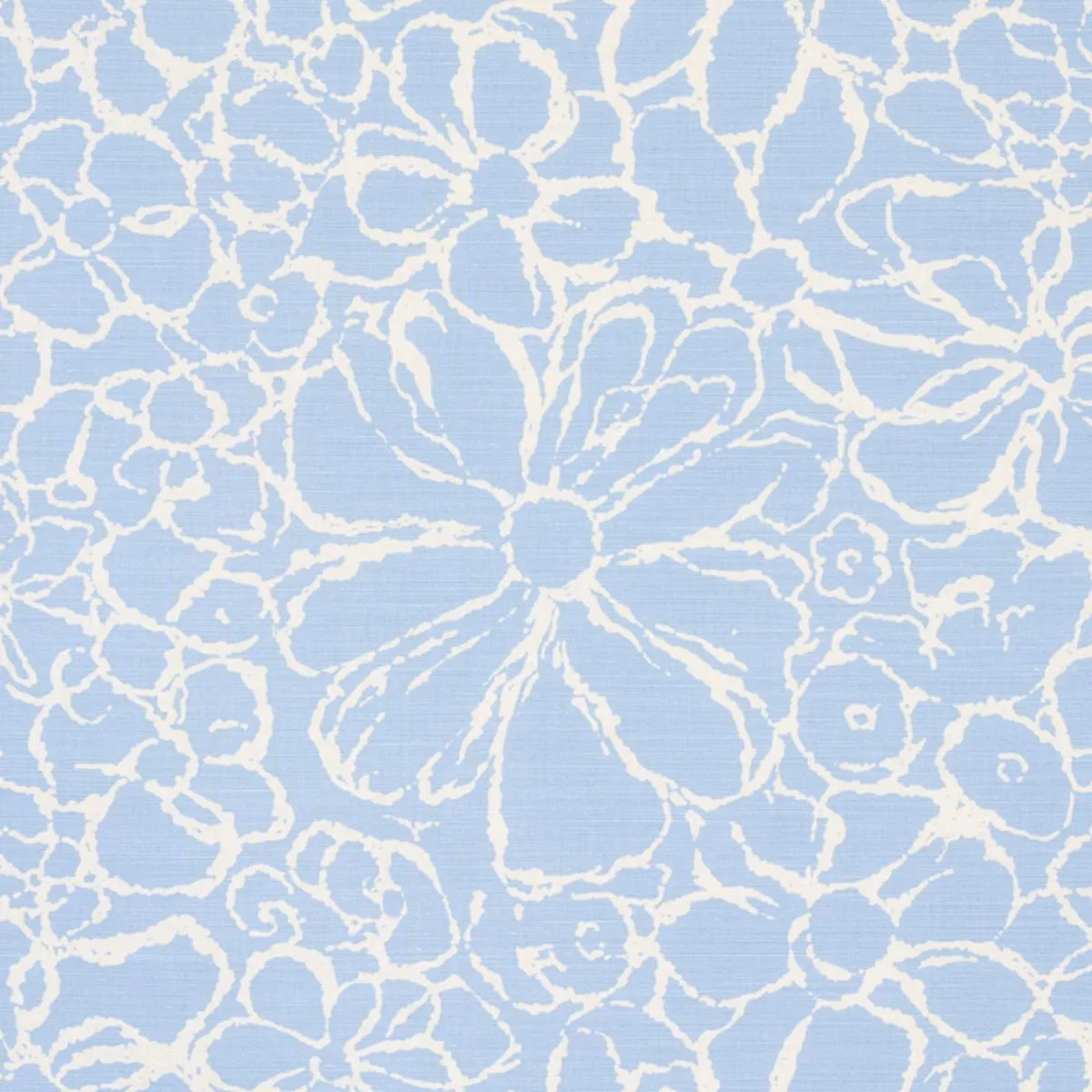 Schumacher 179550 Sidonie Blue fabric swatch