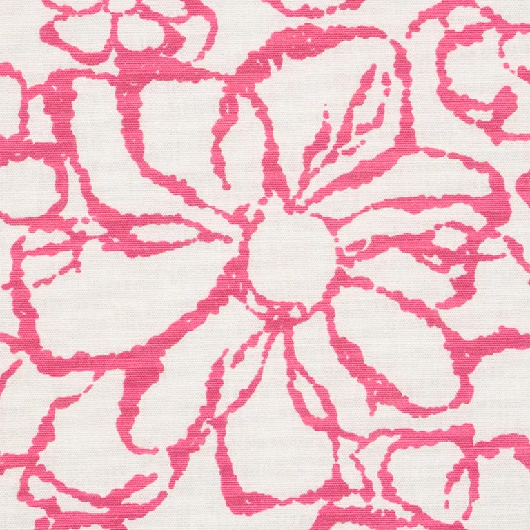 Schumacher 179552 Sidonie Magenta fabric swatch