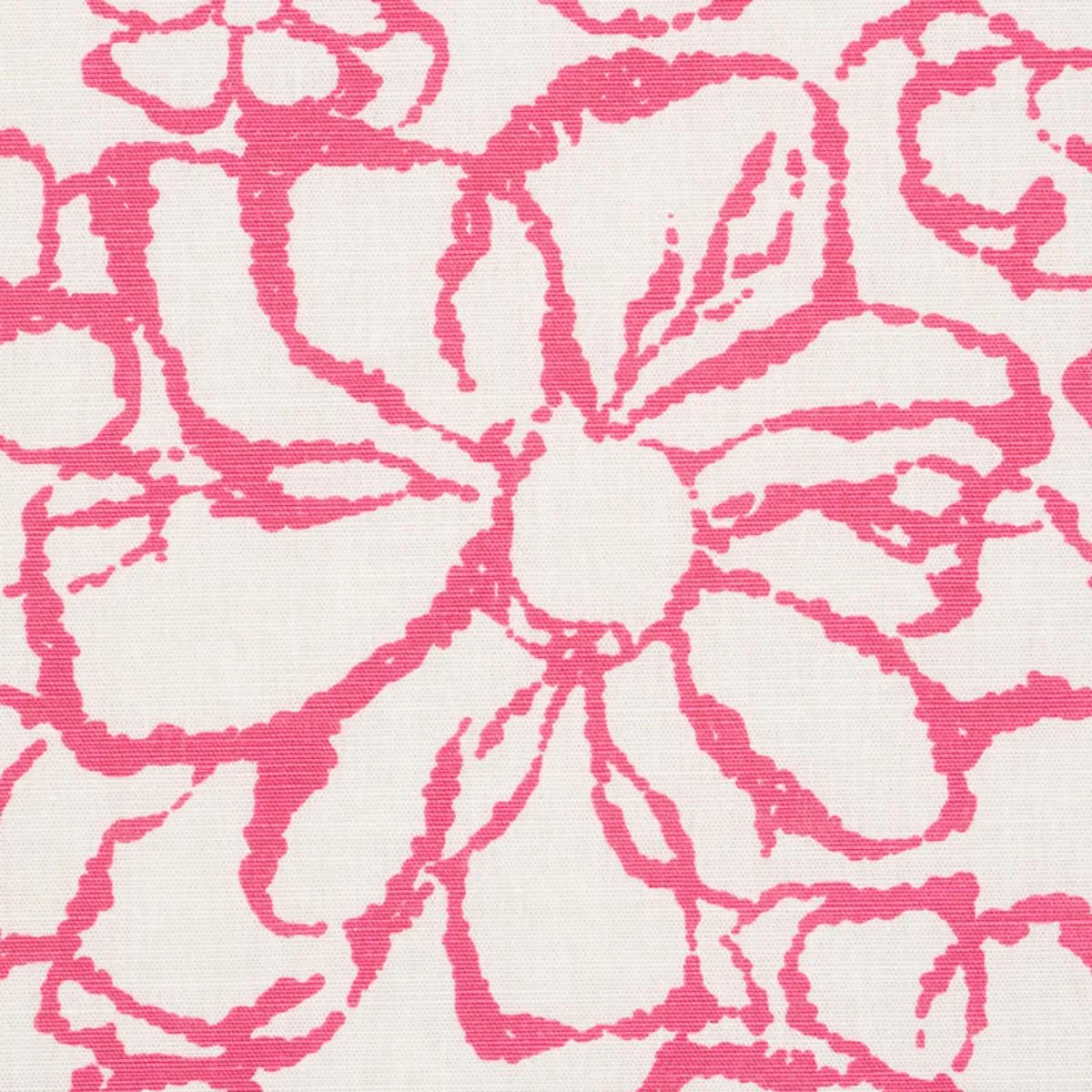 Schumacher 179552 Sidonie Magenta fabric swatch