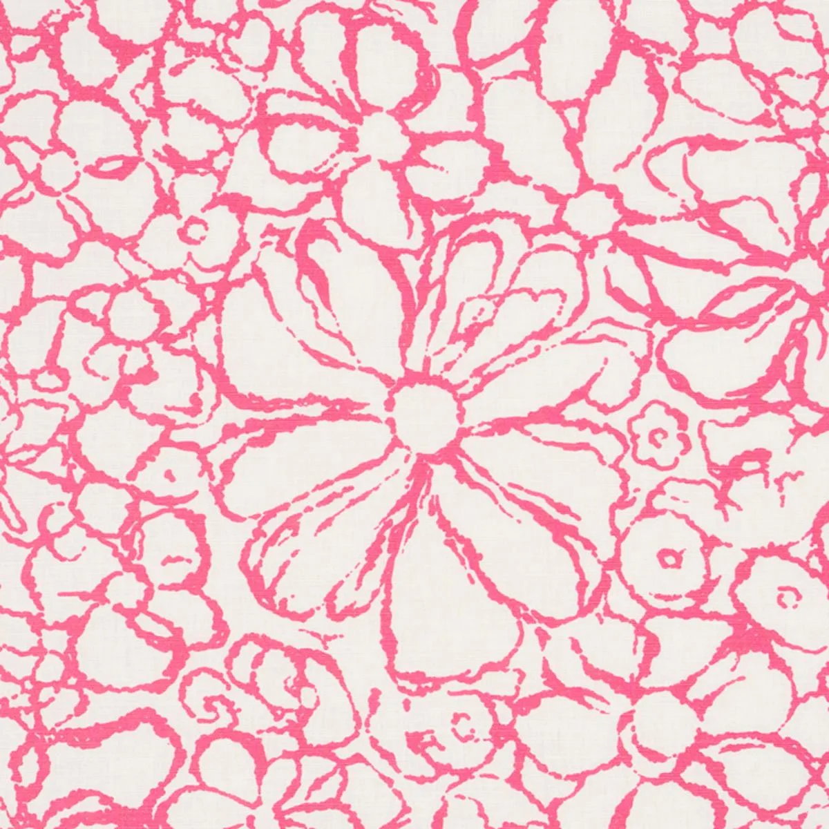 Schumacher 179552 Sidonie Magenta fabric swatch