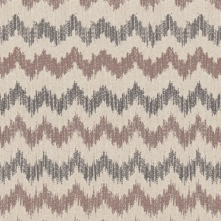 Schumacher 175312 Sierra Ikat Raisin fabric swatch