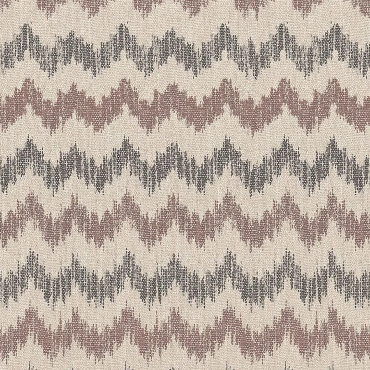 Schumacher 175312 Sierra Ikat Raisin fabric swatch