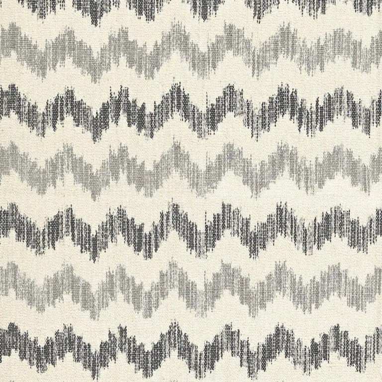 Schumacher 175311 Sierra Ikat Zinc fabric swatch