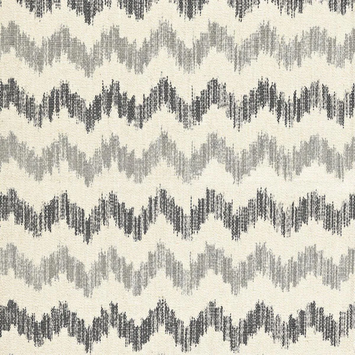 Schumacher 175311 Sierra Ikat Zinc fabric swatch