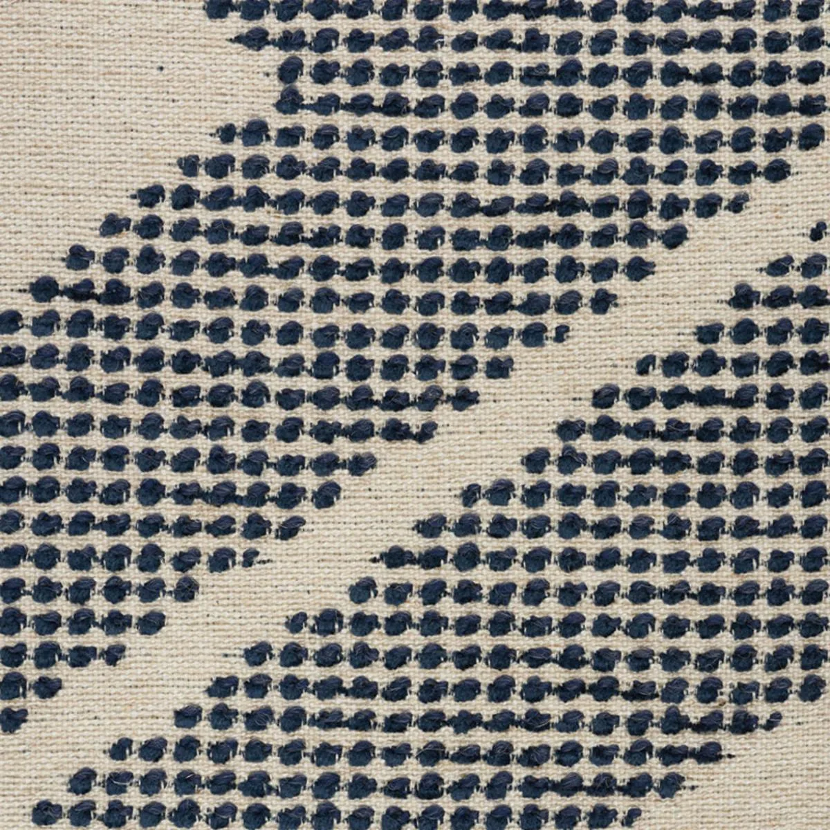 Schumacher 73272 Sierra Indigo fabric swatch