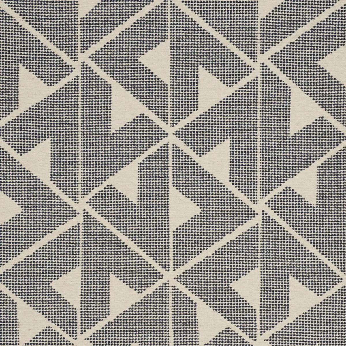 Schumacher 73272 Sierra Indigo fabric swatch