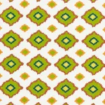 Schumacher 65780 Sikar Embroidery Citrus fabric swatch