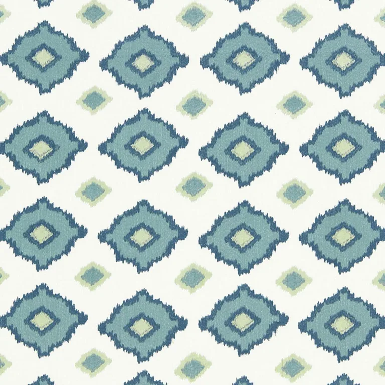 Schumacher 65782 Sikar Embroidery Sky fabric swatch