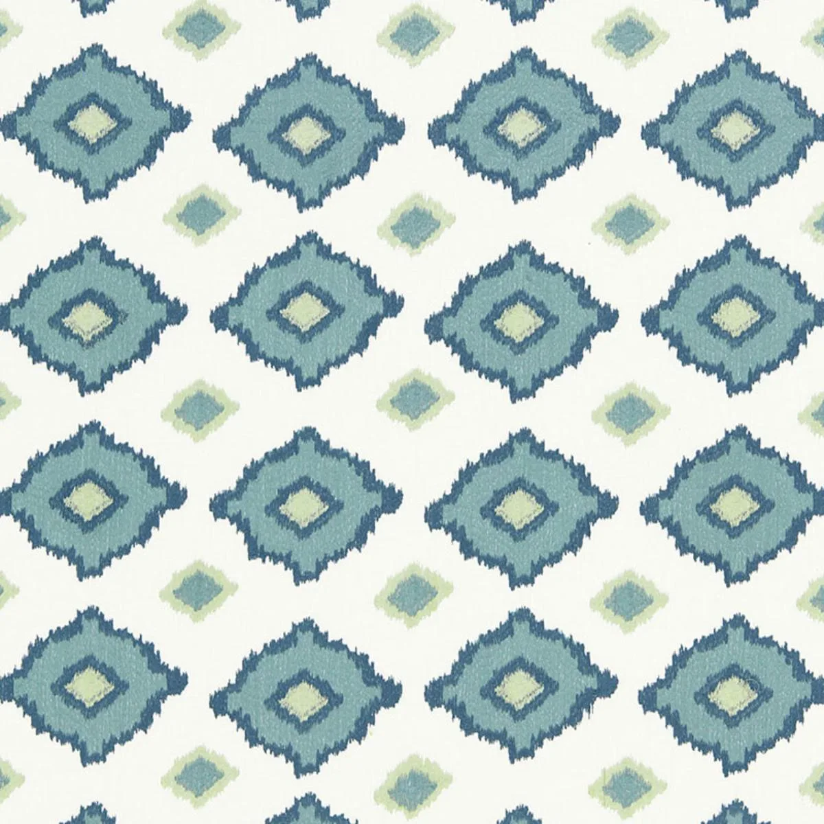 Schumacher 65782 Sikar Embroidery Sky fabric swatch
