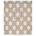 Schumacher 80310 Siljan Ivory fabric swatch