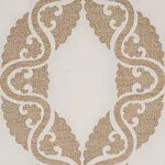 Schumacher 80310 Siljan Ivory fabric swatch